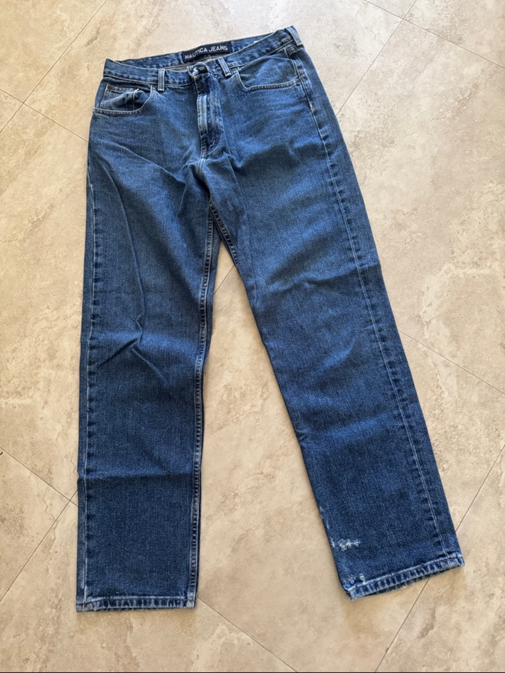 Nautica Men’s Jeans in Dark Blue Denim
